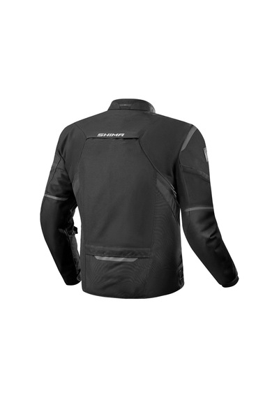 Shima Rush 2.0 Korumalı Motosiklet Montu Siyah