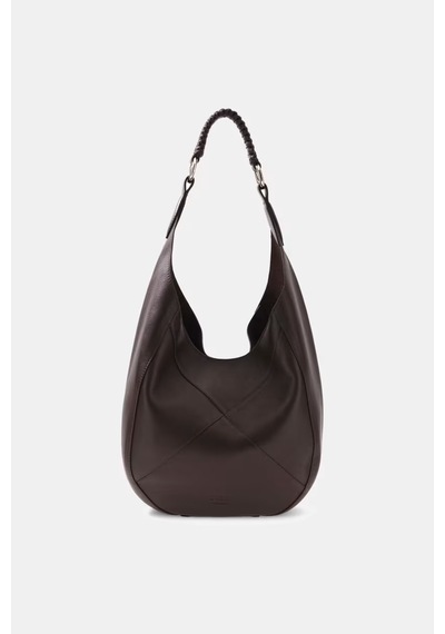 Guess Pauline Hobo Deri Kadın Omuz Çantası Hwzoaap6210 Kahve
