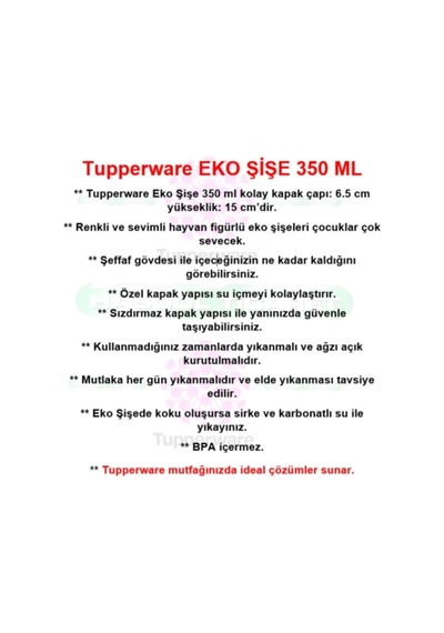 Eko Şişe 350 Ml Lacivert Dino Lacivert Dino