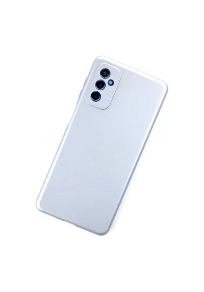 Newface Samsung Galaxy M52 5g Kılıf Nano İçi Kadife Silikon - Sky Blue Mavi