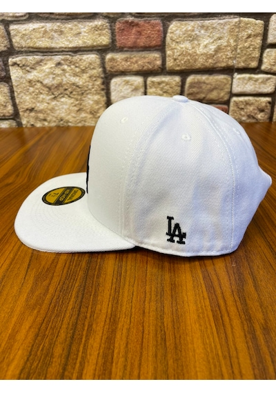 Hamze La Los Angeles Hiphop Snapback Rapper Baseball Drip Şapka Cap Beyaz