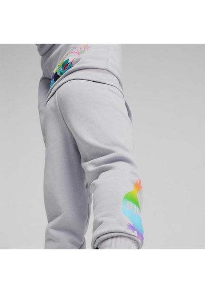 Puma Puma X Trolls Erkek Çocuk Gri Eşofman Altı Gri