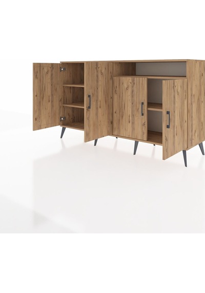 Kronos Konsol 6 Raflı 4 Kapaklı 176x59x99 Çam-çam Atlas Çam - Atlas Çam Kronos Konsol 6 Raflı 4 Kapaklı 176x59x99 Çam-çam Atlas Çam - Atlas Çam
