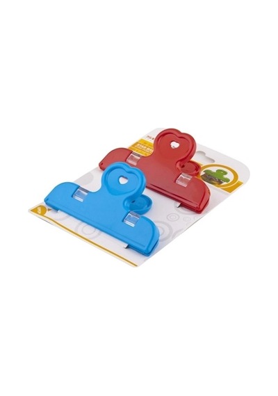 2'li Pratik Torba Paket Ve Poşet Kapatıcı Kilitli Klips Mandal Bx40 Diğer