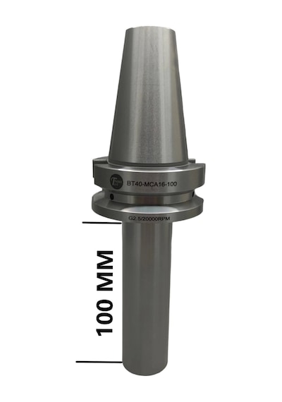 Bt40 Mca16 - 100 Boy Vidalı Tutucu M16x100 Boy Vidalı Tutucu 20.000 Devir Balans Alınmıştır