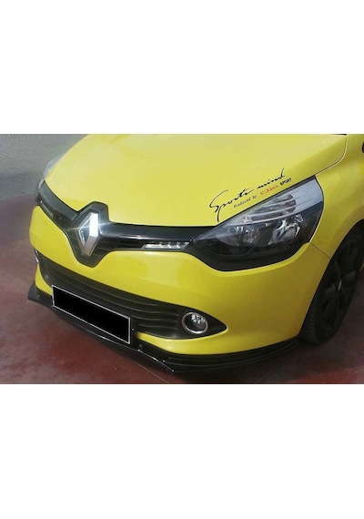 Renault Clio 4 Ön Tampon Lip'ii Parlak Siyah