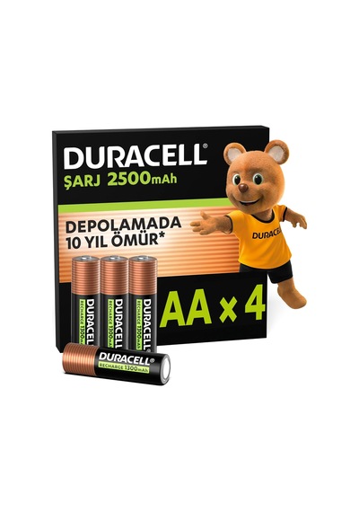 Lexroo Şarj Edilebilir Aa 2500mah Piller, 4'lü Paket