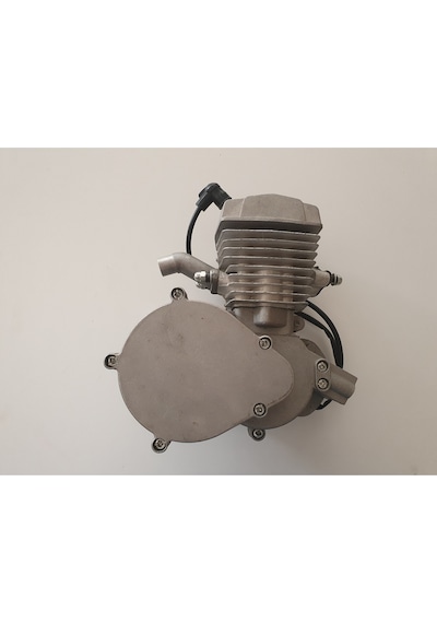 Starfire 48cc 2 Zamanlı Benzinli Bisiklet Motor Kiti Gümüş - Siyah