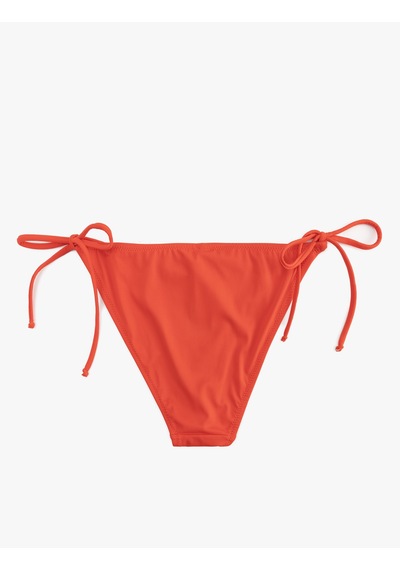 Koton Astarlı Yanları İpli Bikini Altı Kırmızı 5sak00043mm Kırmızı