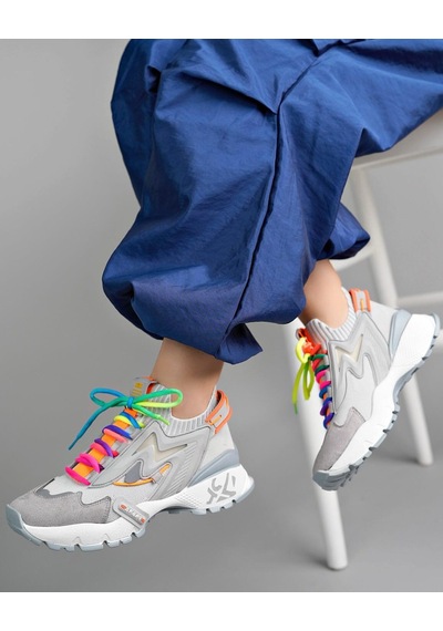 0850 Kadın Rahat Sneaker Gri