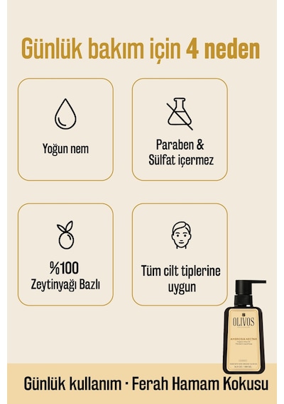 Doğal Zeytinyağlı Mandalina Sıvı Sabun Mandalinalı Zeytinyağı El Sabunu Nemlendirici 2 Adet 500 Ml