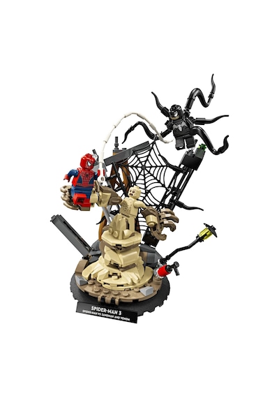 LEGO® ǀ Marvel Efsanevi Savaş: Örümcek Adam, Kum Adam’a Karşı 76334 - 9 Yaş ve Üzeri Çocuklar için Oyuncak Yapım Seti (201 Parça)