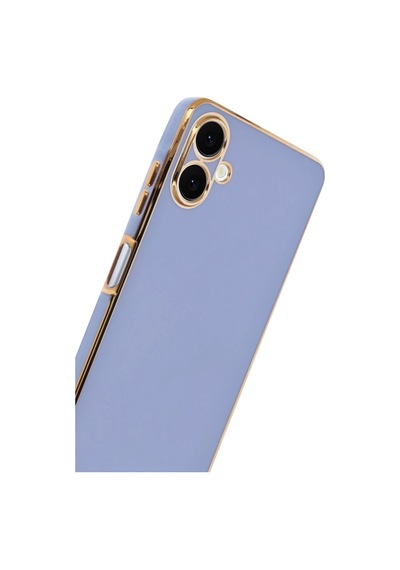 Samsung Galaxy Uyumlu   A07 4g Volet Silikon - Mavi