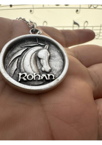 Yüzüklerin Efendisi Rohan Kolye 60 Cm Zincirli Orta Dünya Temalı Unisex Aksesuar Çok renkli