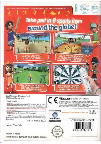 World Sports Party Wii Nintendo Oyun - Koleksiyon Ürün - İkinciel Kullanılmış Ürün