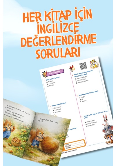 Miniker İçin Tavsiyeli İngilizce 10 Adet Hikaye Öykü Kitapları - Story Books + Değerlendirme
