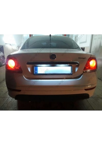 Fardoktoru Fiat Linea Makyajli Kasa Led Plaka Ampulü + Canbus Dekoder Seti