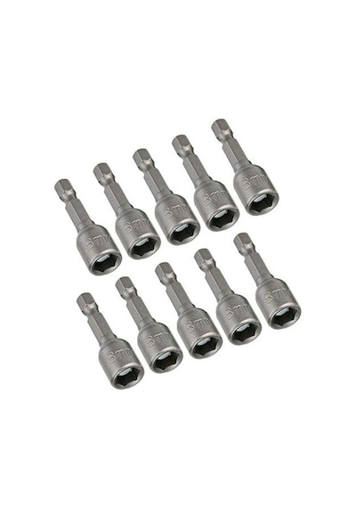 Manyetik Somun Adaptörü 8 45 Mm 10 Adet