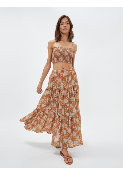 Koton Melis Ağazat X Koton - Askılı Gipeli Crop Top Turuncu Desenli 3sak30049ew 3SAK30049EW2D0 Turuncu Koton Melis Ağazat X Koton - Askılı Gipeli Crop Top Turuncu Desenli 3sak30049ew 3SAK30049EW2D0 Turuncu