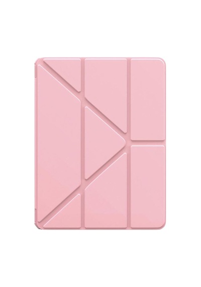 Baseus Minimalist Apple İpad Uyumlu Pro 13" Tablet Kılıfı - Pembe Kapaklı Kılıf