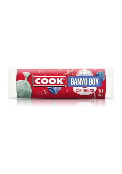 Kokulu Çöp Torbası Banyo Boy Okyanus 32 X 42 Cm 30 Adet/rulo