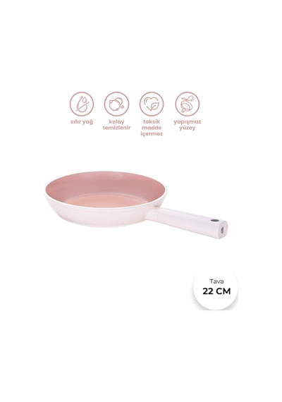 Emsan Swiss Crystal Tava Pembe 22 CM
