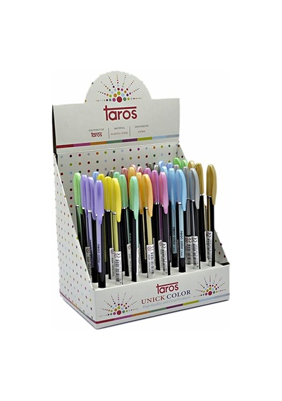 Unick Color Metalize Jel Kalem 48 Li 4441 Çok Renkli