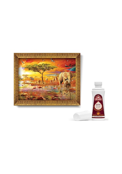 Art Puzzle Savana'nın Kralları 1000 Parça Çerçeveli Puzzle