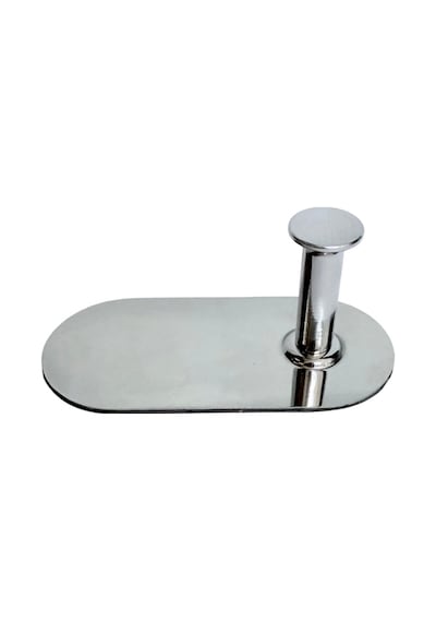 Thincal Kendinden Yapışkanlı Askılık Tekli Oval Krom 4 Lü Paket Çok Renkli
