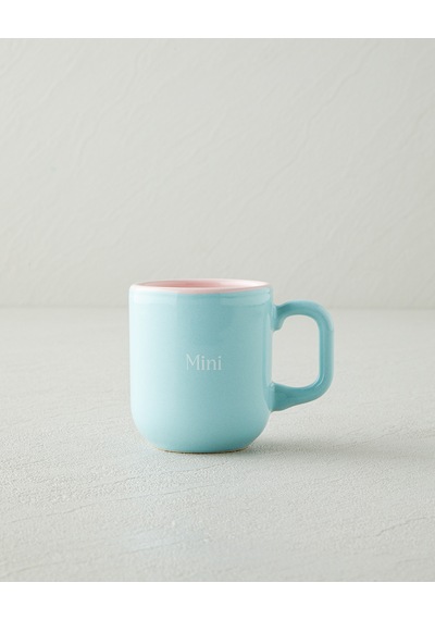 Mini&mummy Seramik İkili Kupa 150-230 Ml Mavi - Pembe