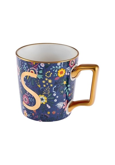 Karaca Flower S Harfli Kupa 350 ml