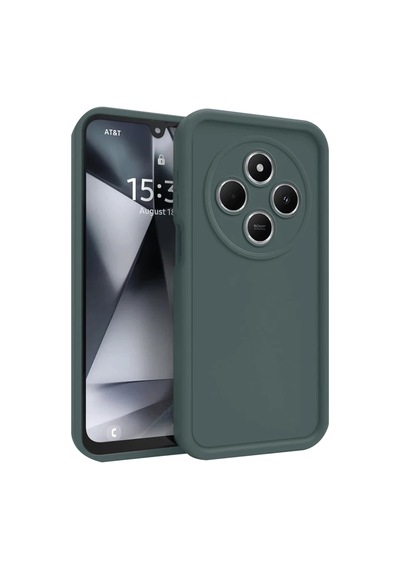 Xiaomi Redmi 14c Uyumlu Kılıf Viera Silikon - Koyu Yeşil