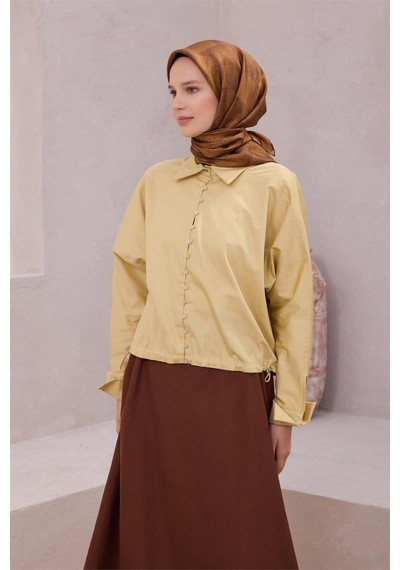 Belli İpek Eşarp - 4201-42 Camel Twill