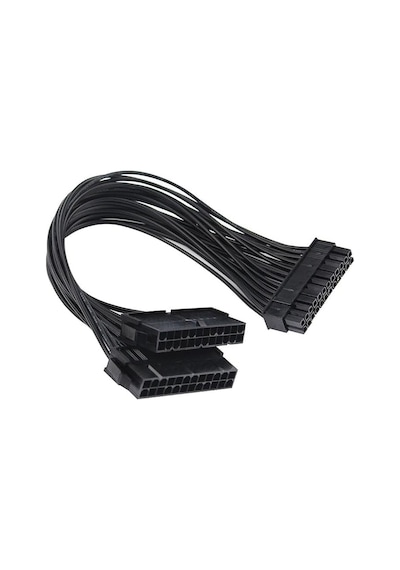 Güç Kaynağı Çoklayıcı 24 Pin Atx Dual Psu Çoklayıcı Adaptör Anakart Mining Kablosu 5145