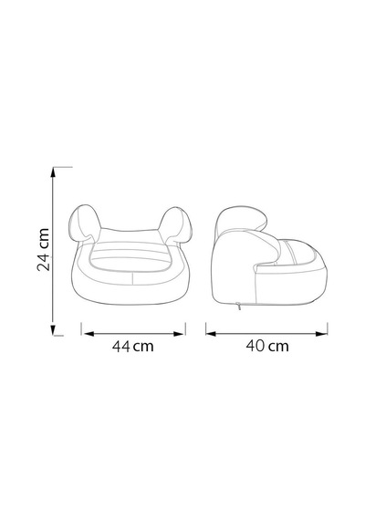 Comfymax Premium 15 36kg Oto Koltuğu Yükseltici Red 769309070367