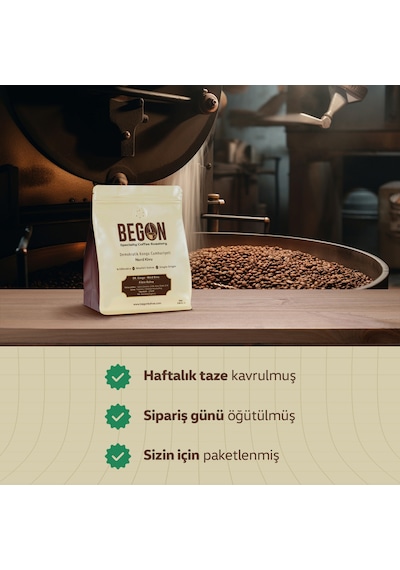 Begon Kahve Nord Kivu Nitelikli Filtre Kahve Öğütülmüş 2 x 250 G