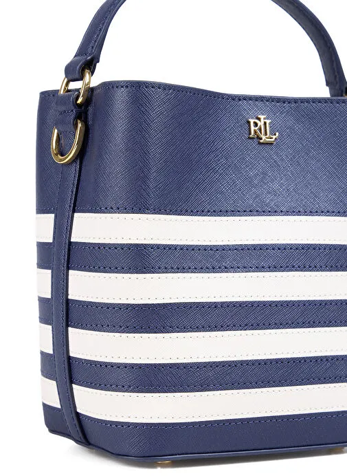 Lauren Ralph Lauren Lacivert Kadın Deri El Çantası