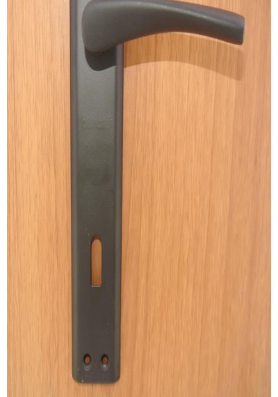 Burgaz Mat Siyah Aynalı Kapı Kolu