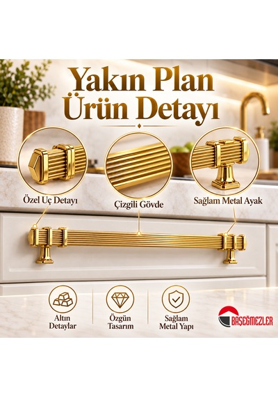 Haskan Kemer Kulp Altın/altın 160 Mm Altın - Altın