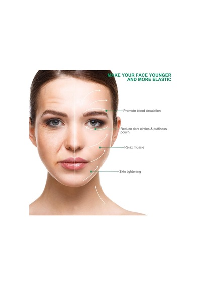 Büyük Gua Sha Kalp Doğal Yeşim Taşı Yüzü Kaldırmak, Şişkinliği Azaltmak Ve Sıkmak İçin