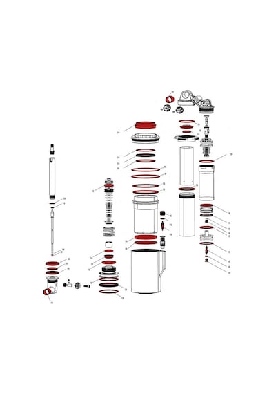 Rockshox Kage Full Servis Kiti