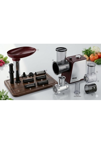Dsp Km 5067 Kıyma Makinesi 10 İn 1 1000 Watt