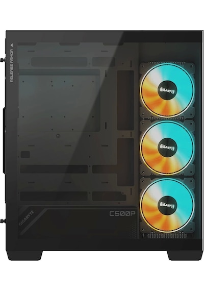 Gigabyte C500 Panoramic Stealth Glass Usb 3.0 Type-c Siyah Atx Mid Tower Kasa