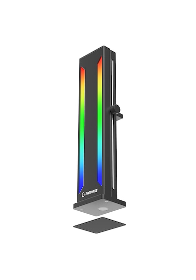 Rampage Trım X10 Siyah Aluminyum Argb Dikey Vga Ekran Kartı Tutucu