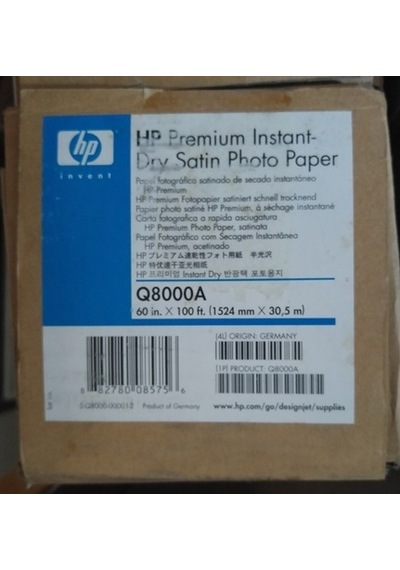 Q8000a Hp Anında Kuruyan Saten Fotoğraf Kağıdı 1524mmx30.5m '