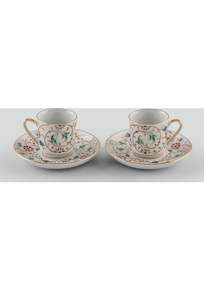 Güral Porselen 4 Parça Türk Kahvesi Takımı