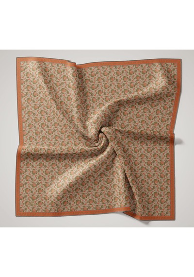 Silk Home Soft Eşarp 73077-22 Parlak Turuncu, Gri, Gümüş, Haki
