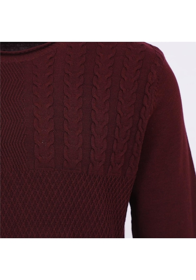 Dio Rise Erkek Uzun Kol İnce Sweatshirt - 189407 - Koyu Bordo Koyu Bordo