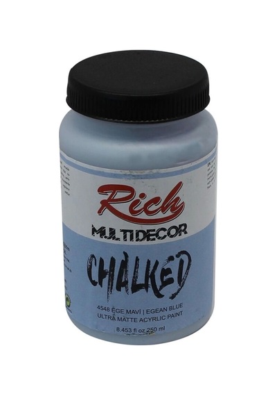 Supertrend Multi Decor Chalked Akrilik Boya 250 Cc. 4548 Ege Mavi Beyaz