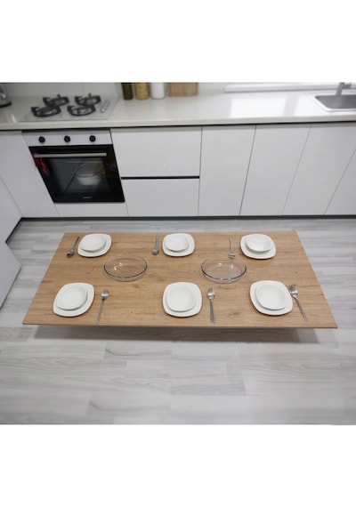 Ratemo Katlanabilir Yer Masası Yer Sofrası 119x69 Cm Metal Boru Ayaklı, Kulanıma Hazır Antik - Ceviz Ratemo Katlanabilir Yer Masası Yer Sofrası 119x69 Cm Metal Boru Ayaklı, Kulanıma Hazır Antik - Ceviz